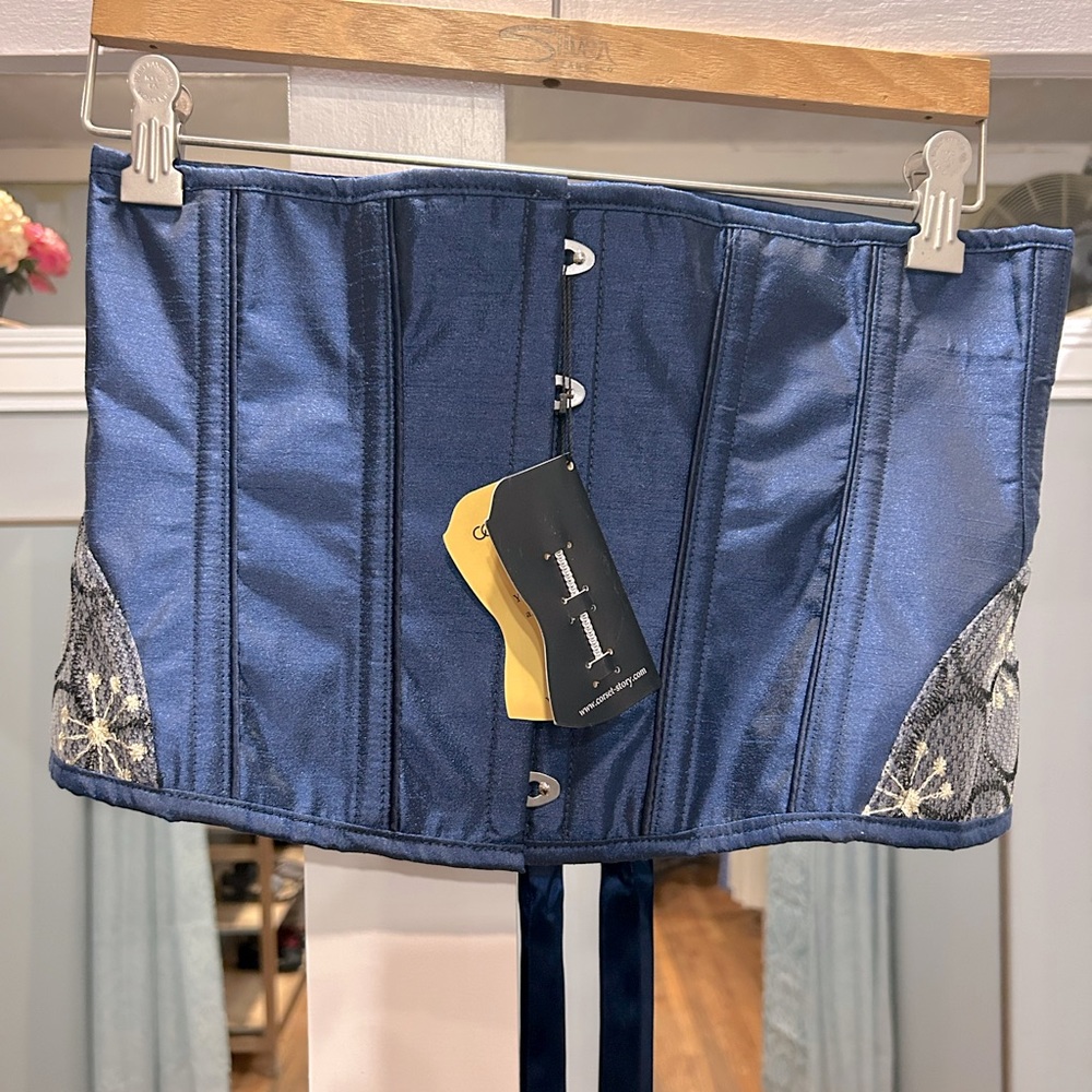 NWT Blue Corset